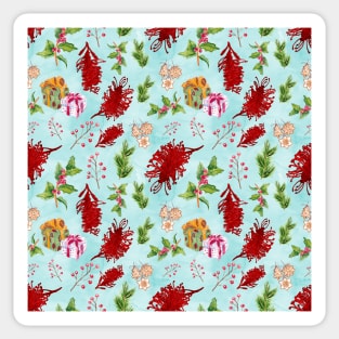 Australian Christmas Pattern Sticker